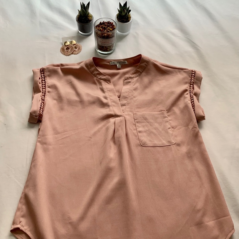 Peach blouse!